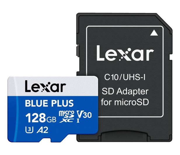 Lexar 128GB microSDXC Blue Plus UHS-I A2 V30 - 1539416 - zdjęcie